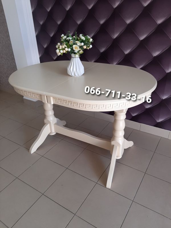 Стіл КАРПАТИ / слонова кістка