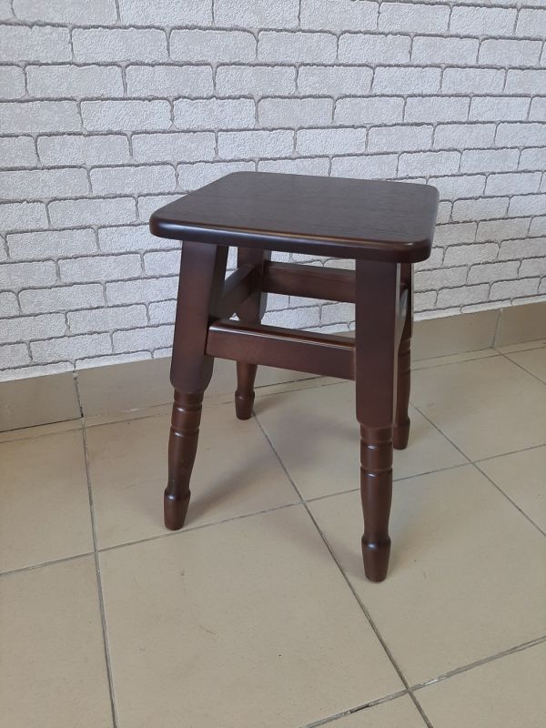 Табурет дерев’яний / горіх темний
