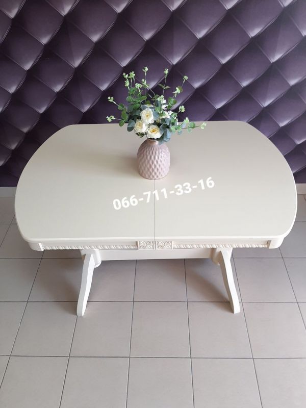 Стіл ЛЕО / слонова кістка