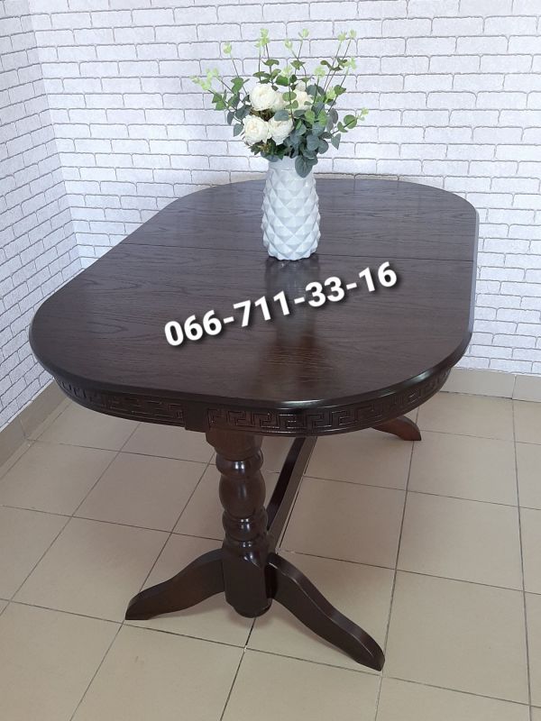 Обідній комплект ГОВЕРЛА / горіх темний / Вінтаж - Новинка