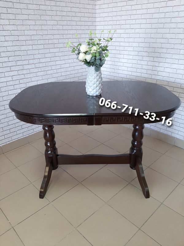 Обідній комплект ГОВЕРЛА / горіх темний / Вінтаж - Новинка