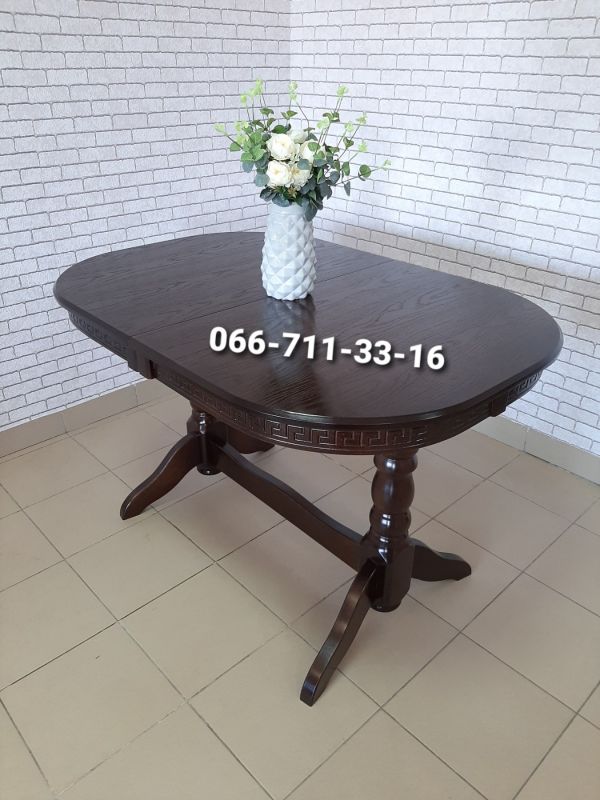 Обідній комплект ГОВЕРЛА / горіх темний / Вінтаж - Новинка