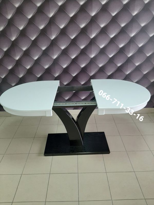 Стіл ТЕХАС білий / венге