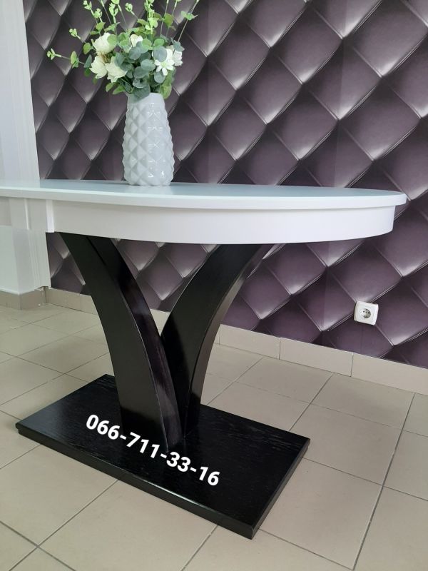 Стіл ТЕХАС білий / венге