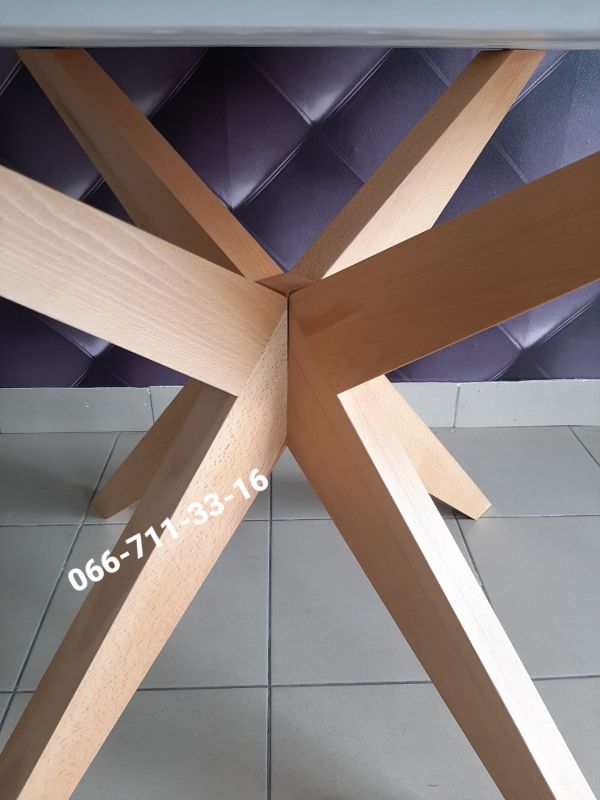 Стіл МАДРИД білий / дуб