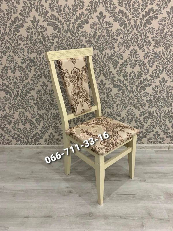 Стілець ВЕРСАЧЕ / слонова кістка / Шалімар