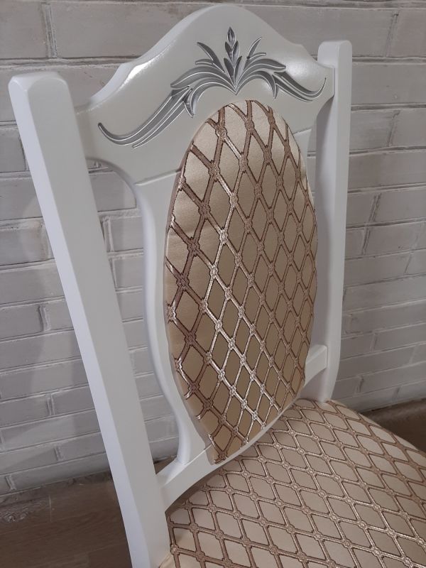 СЕНАТОР / білий +  патина / Ромб Крупний