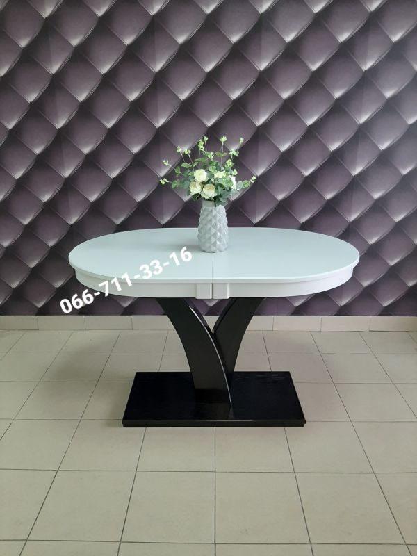 Стіл ТЕХАС білий / венге