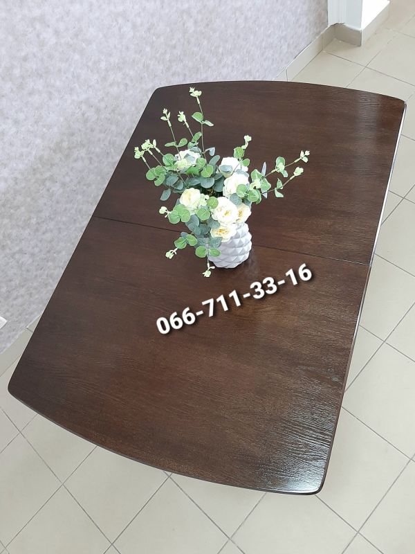 Стіл ЛЕО / горіх темний