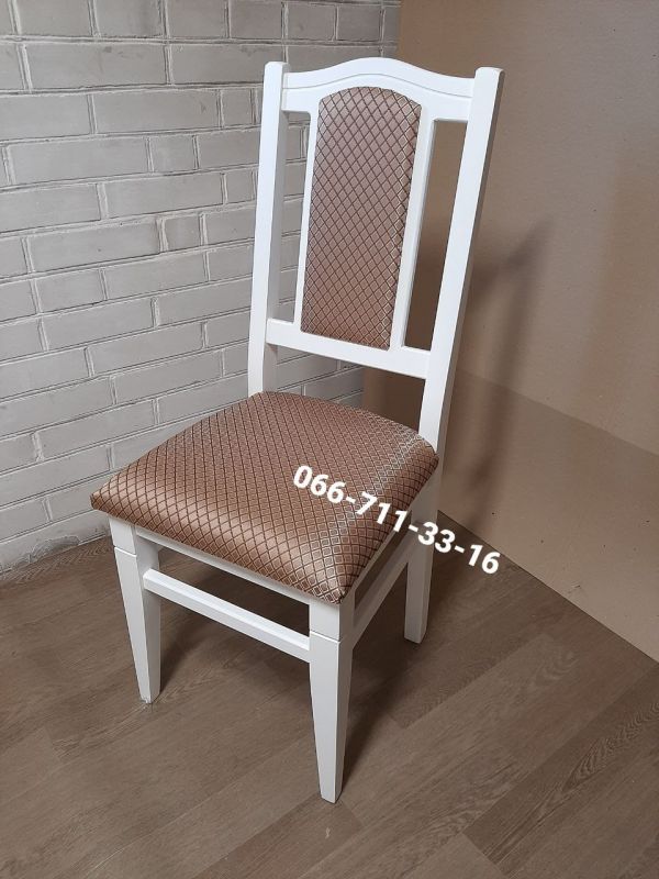 Стілець ФАРАОН / білий /Ромб PLN-3