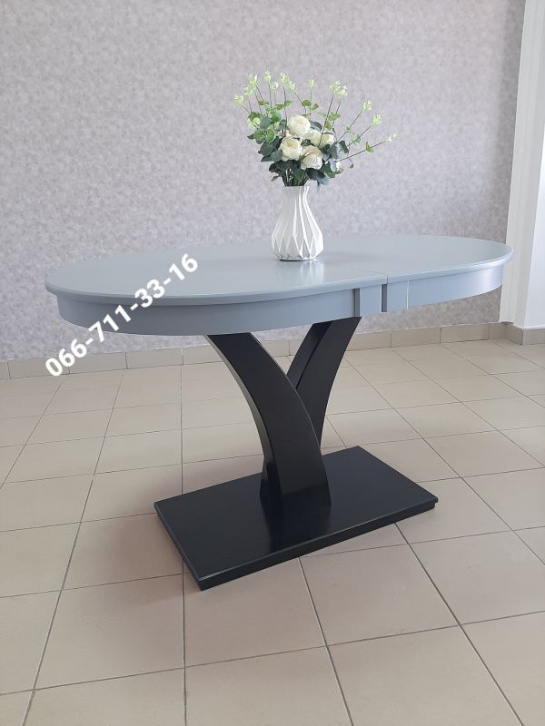 Стіл ТЕХАС / сірий-7045 / венге