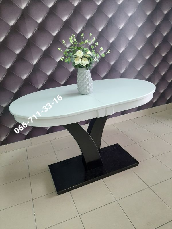 Стіл ТЕХАС білий / венге