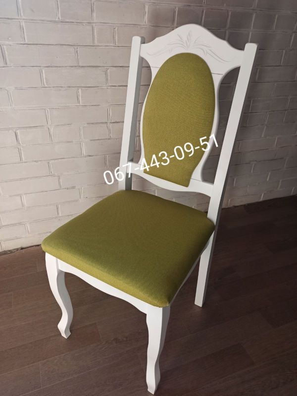 Стілець СЕНАТОР / білий / Салат