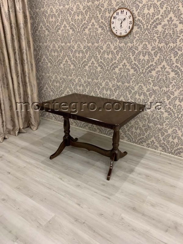 Стіл: Карпати/ горіх темний/ прямокутний