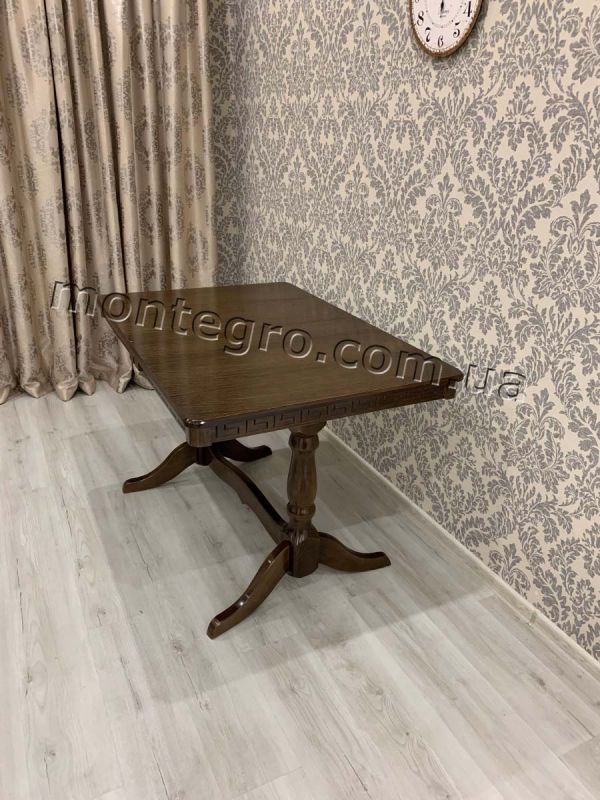 Стіл: Карпати/ горіх темний/ прямокутний