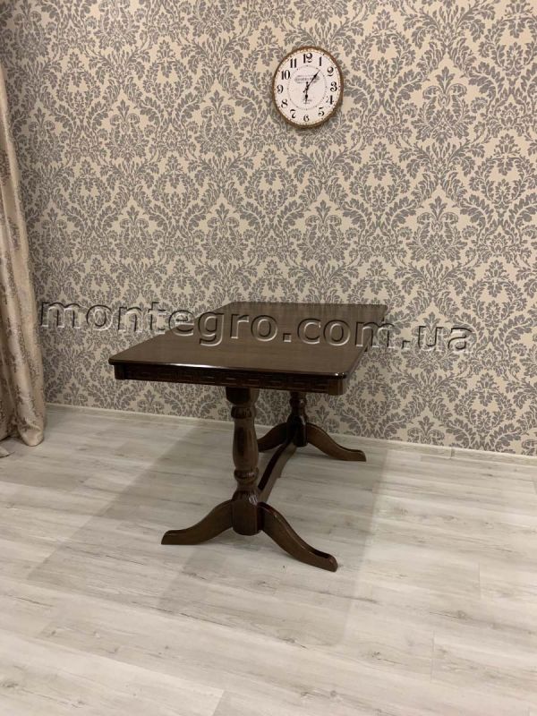 Стіл: Карпати/ горіх темний/ прямокутний