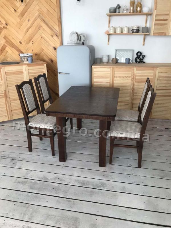 Стіл ЄВРОПА / горіх темний