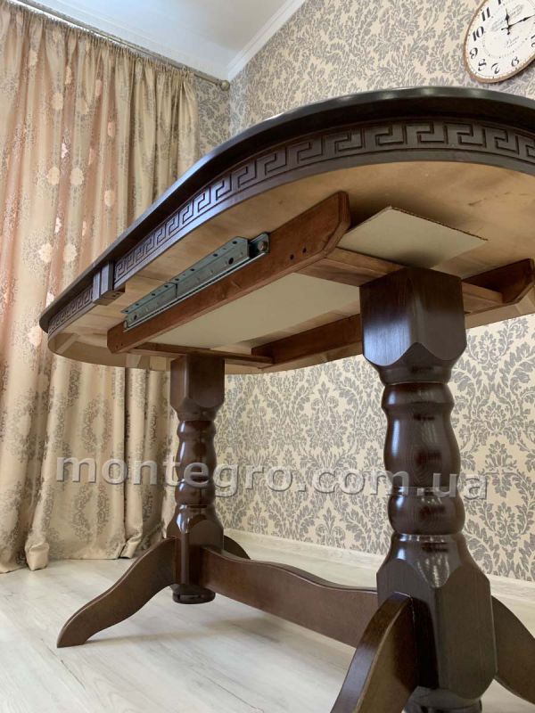 Стіл ГОВЕРЛА / горіх темний 