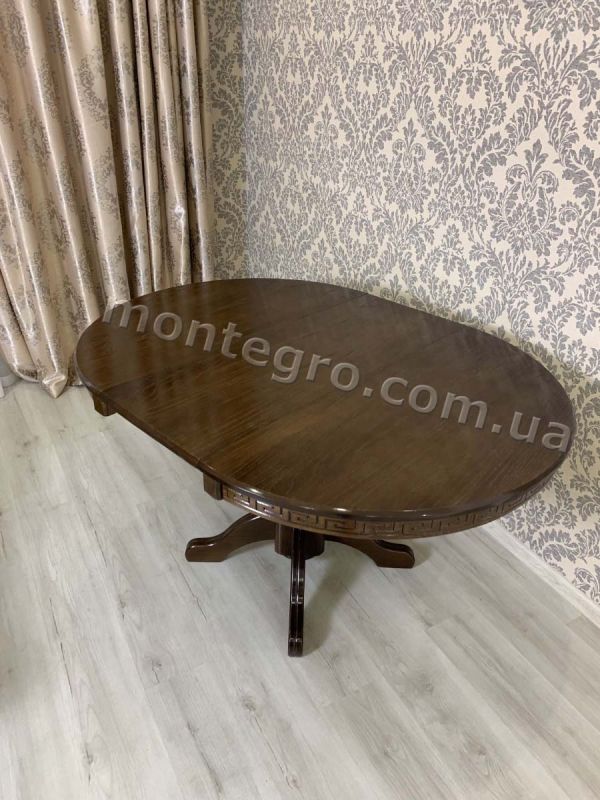 Стіл ВЕРСАЛЬ / круглий / горіх темний